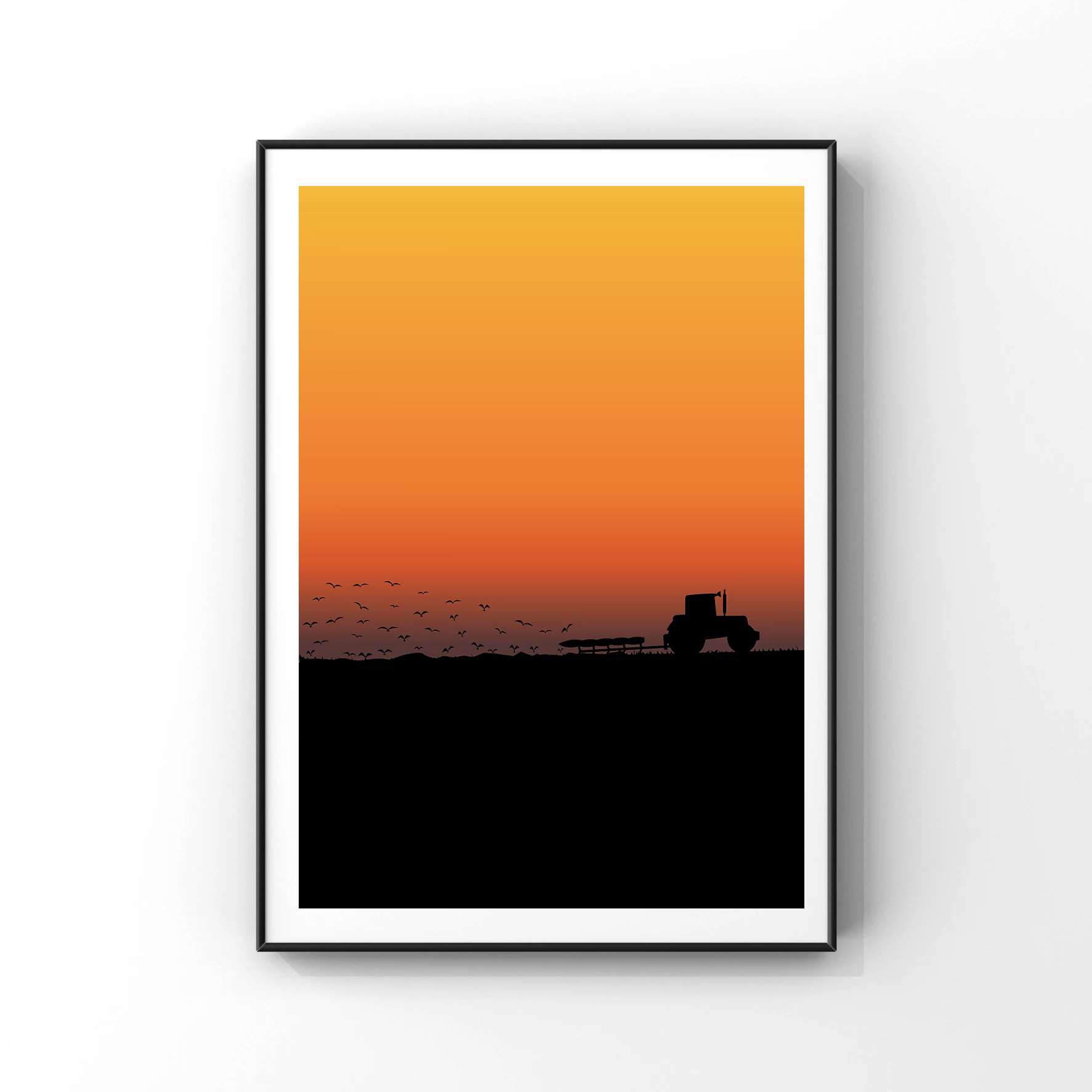 Trattore d'arte astratta che f - Agriculture Farming Poster recensione e prezzo